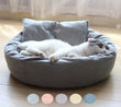 Load image into Gallery viewer, Round Cotton Pet Lounger Bed With Pillow - [sDonut Plush Pet Large, Small, Dog Cat Bed Fluffy Soft Warm Calming Bed Sleeping Kennel Nest 03 - 06hop_name]
