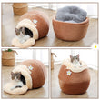 Load image into Gallery viewer, Honey Pot Pet Bed 3 in 1 Design - [sDonut Plush Pet Large, Small, Dog Cat Bed Fluffy Soft Warm Calming Bed Sleeping Kennel Nest 03 - 06hop_name]
