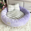 Load image into Gallery viewer, Soft Velvet Lounger Donut Calming Pet Bed - [sDonut Plush Pet Large, Small, Dog Cat Bed Fluffy Soft Warm Calming Bed Sleeping Kennel Nest 03 - 06hop_name]

