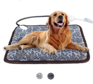 Electric Waterproof Heating Pet Pad For Bed - [sDonut Plush Pet Large, Small, Dog Cat Bed Fluffy Soft Warm Calming Bed Sleeping Kennel Nest 03 - 06hop_name]