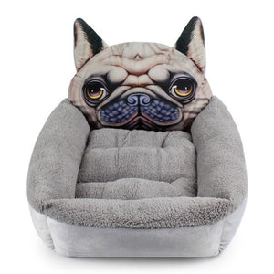 3D Printing Pet Bolster Sofa Bed - [sDonut Plush Pet Large, Small, Dog Cat Bed Fluffy Soft Warm Calming Bed Sleeping Kennel Nest 03 - 06hop_name]