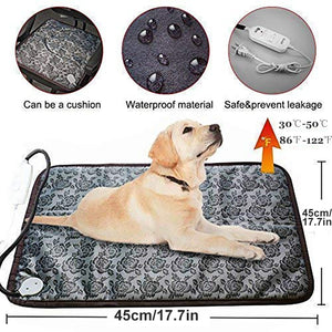 Electric Waterproof Heating Pet Pad For Bed - [sDonut Plush Pet Large, Small, Dog Cat Bed Fluffy Soft Warm Calming Bed Sleeping Kennel Nest 03 - 06hop_name]