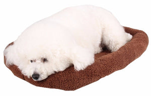 Cushioned Base Fleece Pet Bed - [sDonut Plush Pet Large, Small, Dog Cat Bed Fluffy Soft Warm Calming Bed Sleeping Kennel Nest 03 - 06hop_name]