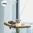 Load image into Gallery viewer, Window Mount Hanging Pet Hammock Bed - [sDonut Plush Pet Large, Small, Dog Cat Bed Fluffy Soft Warm Calming Bed Sleeping Kennel Nest 03 - 06hop_name]
