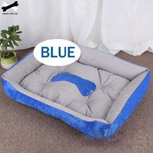 Machine Washable Bone Design Pet Bed - [sDonut Plush Pet Large, Small, Dog Cat Bed Fluffy Soft Warm Calming Bed Sleeping Kennel Nest 03 - 06hop_name]